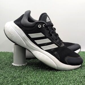 Adidas Response Shoes Women's 6.5 Medium Low Black‎ White Daily Sneakers GX2004